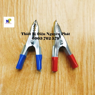 01 cặp kẹp bình acquy, kẹp cá sấu