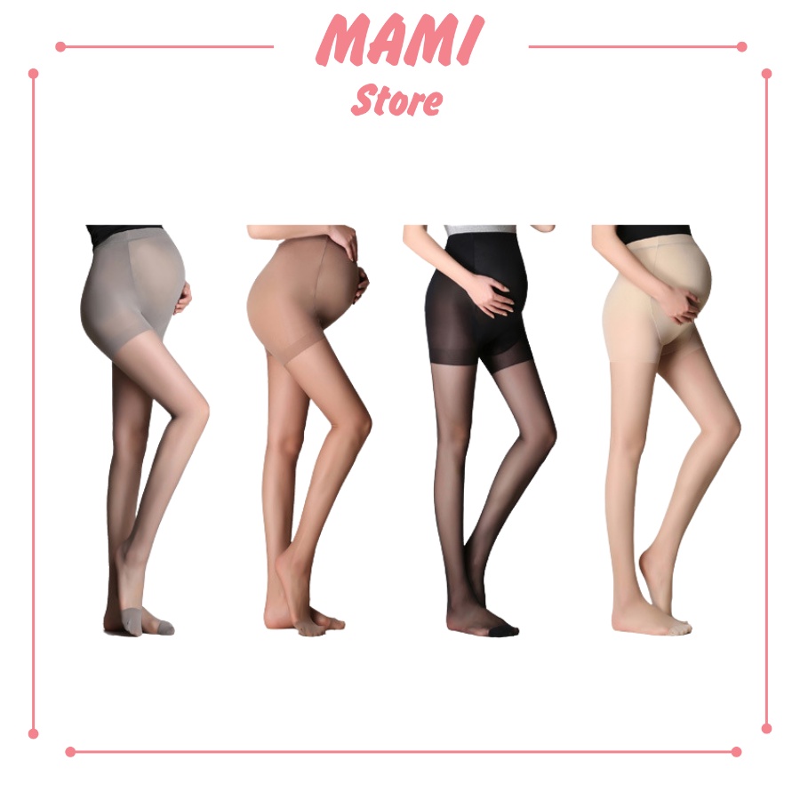Quần tất bà bầu nhà Mami store siêu co dãn, siêu mỏng