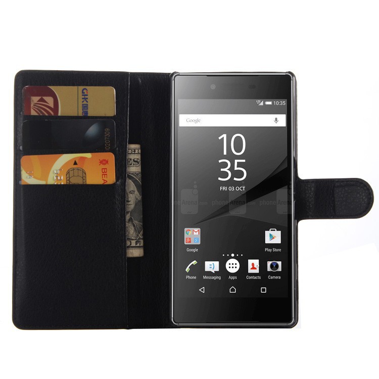 Bao da điện màu trơn cho Sony Xperia XA1 Plus