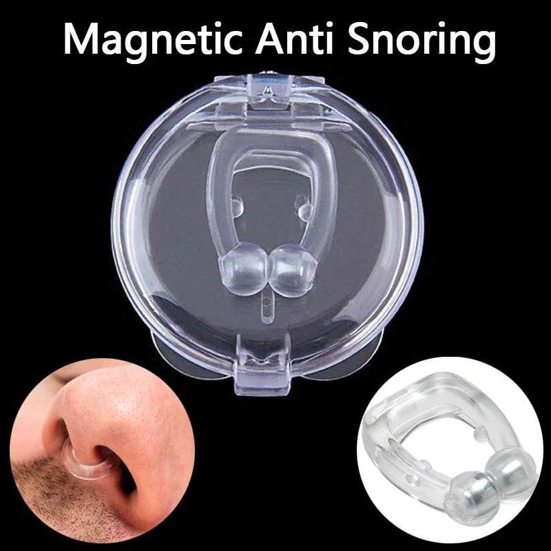 Hộp Đựng Mũi Chống Ngáy 6 Miếng Silicone, Thiết Bị Chống Ngáy 2 trong 1, Dụng Cụ Chống Ngáy Khi Ngủ Hiệu Quả Và Dễ Sử Dụng