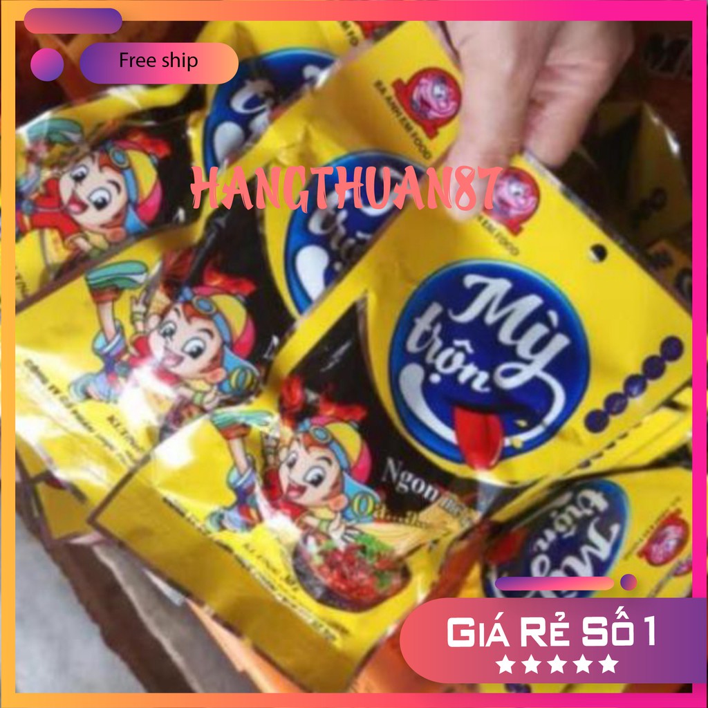 10 Gói Snack Mỳ Trộn Thơm Ngon - Đồ Ăn Vặt Tuổi Thơ