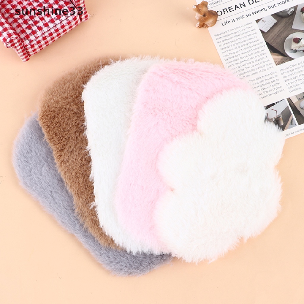 Thảm lông trải sàn trang trí nhà búp bê tỉ lệ 1: 12