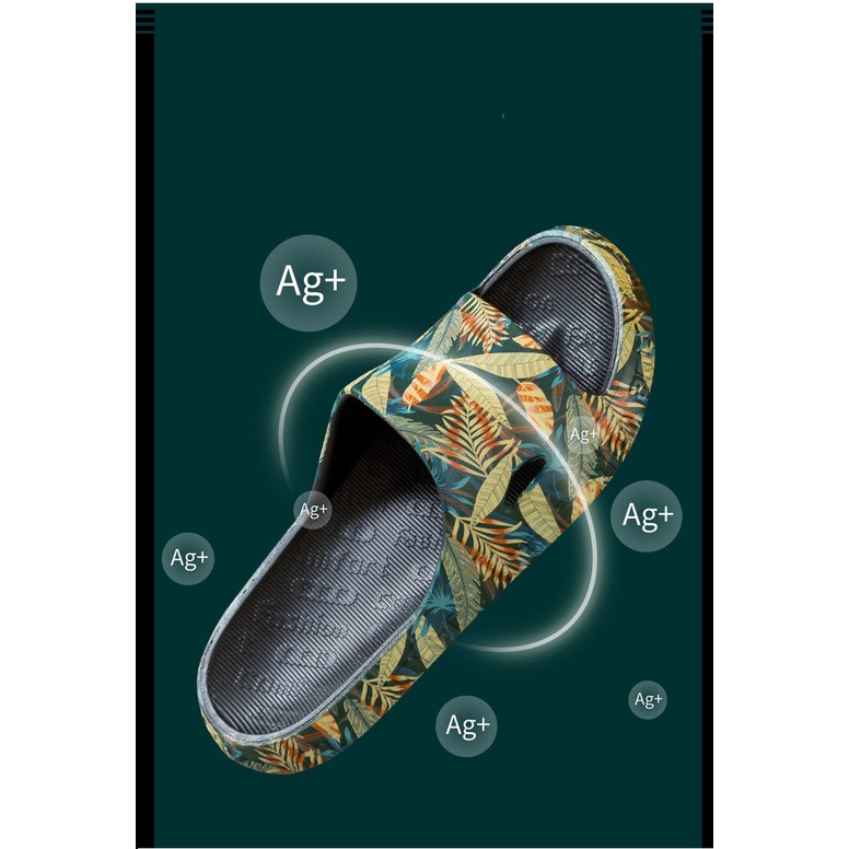 [Size 40-45] Dép đi trong nhà nam giới chống trơn trượt, họa tiết trang nhã