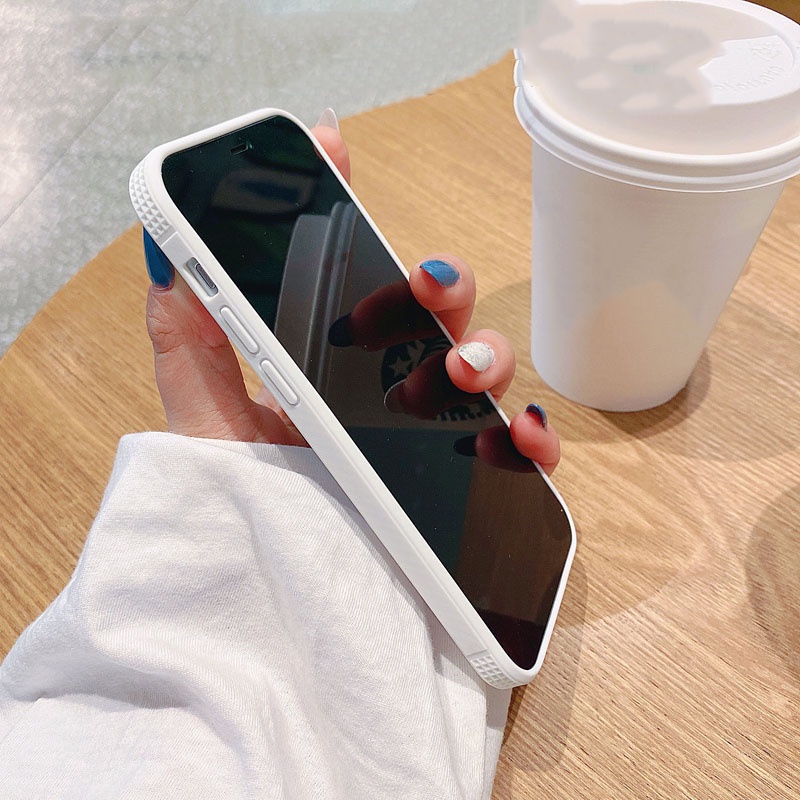 Ốp Điện Thoại Sợi Carbon Trong Suốt Màu Kẹo Cho iPhone 14 13 12 11 Pro Max XR X XS 12 Mimi