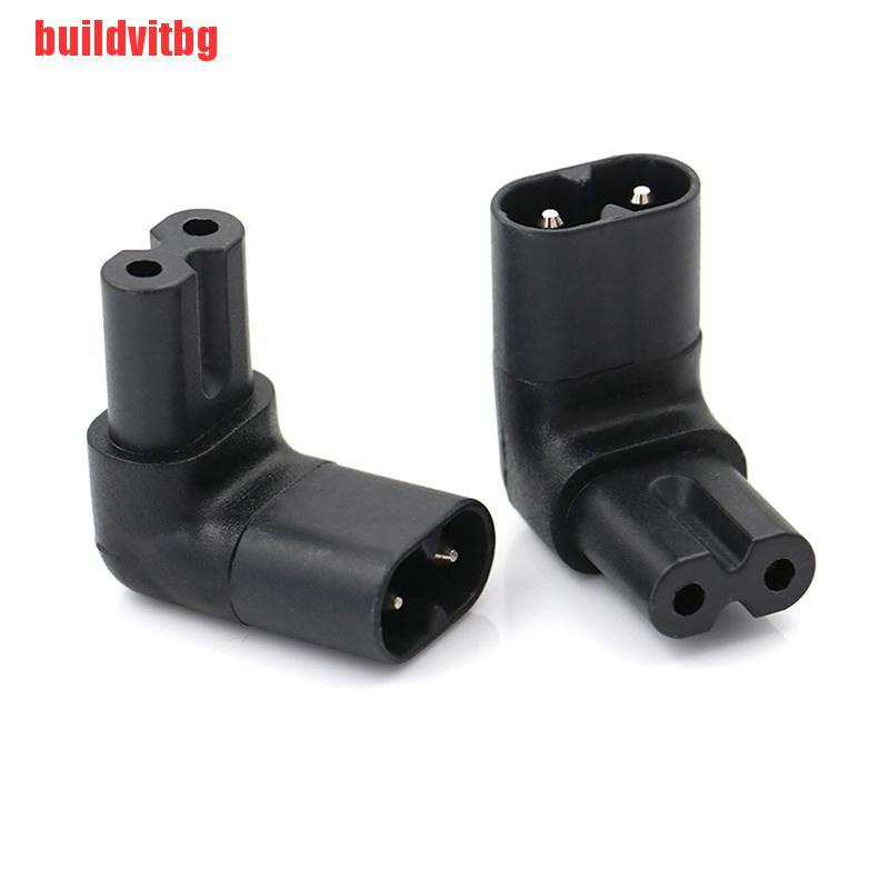 1 Đầu Chuyển Đổi Nguồn Điện Iec 320 C7-C8 90 Độ | BigBuy360 - bigbuy360.vn
