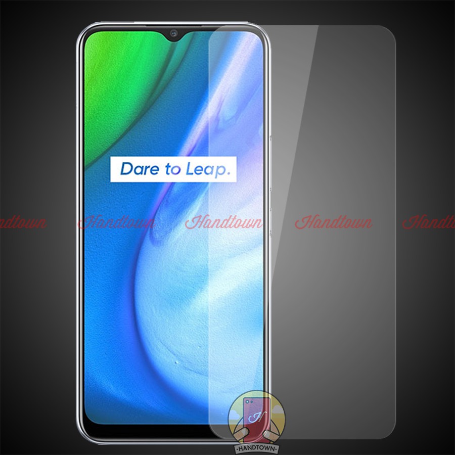 Kính Cường lực Không Full Màn 2.5D Realme Q2i Trong Suốt Không Chấm Li Ti Handtown