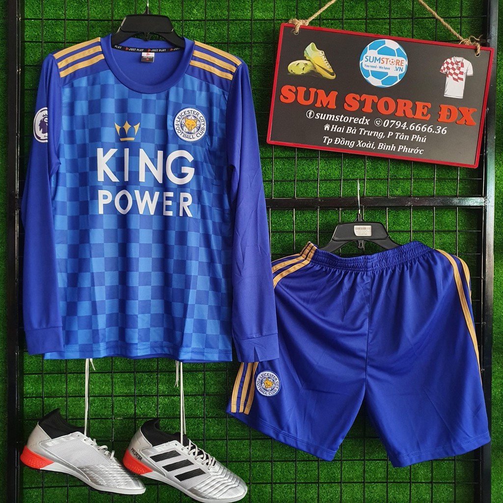 Leicester City Dài Tay 2019 2020 - Áo Đá Banh Thun Lạnh Cao Cấp