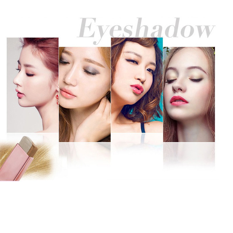 3.8g Phấn mắt dạng thỏi PFFEE 2 trong 1 màu gradient chống nước lâu trôi tiện dụng