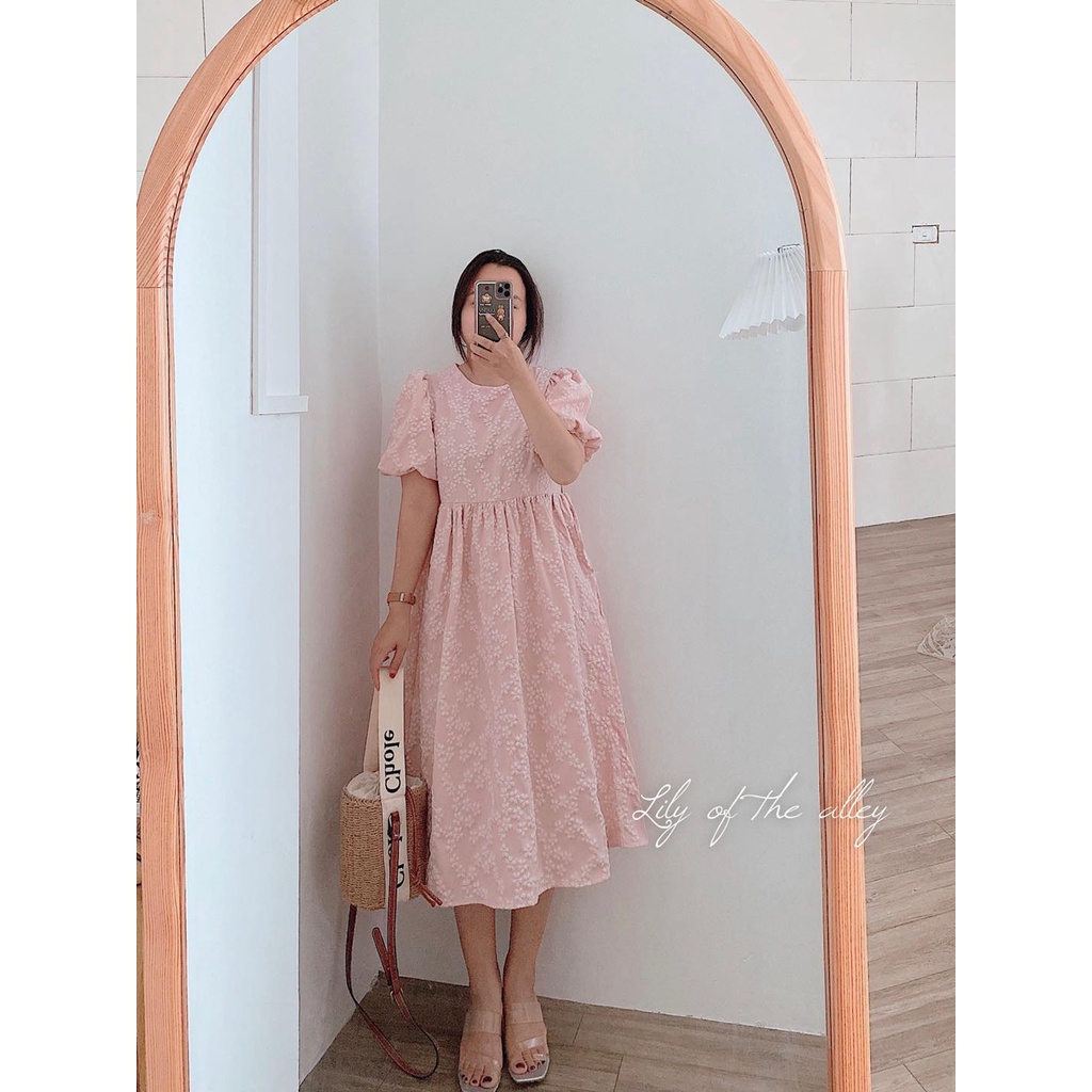 Váy babydoll tay phồng Lily mặc đi tiệc, đi chơi, chụp kỷ yếu