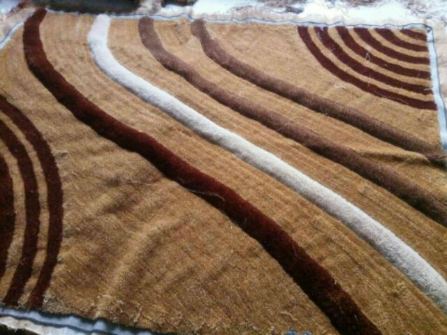 Thảm chỉ xù. kt 1m6x2m3