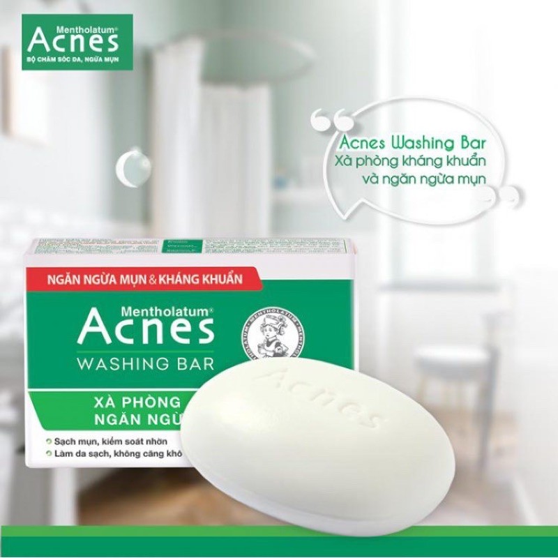 Acnes Washing Bar – Xà phòng kháng khuẩn và ngăn ngừa mụn 75g