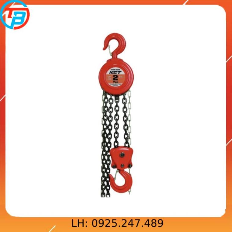 Palang Xích KCT 1 Tấn - 2 Tấn cáp thép Thái Bình Vina
