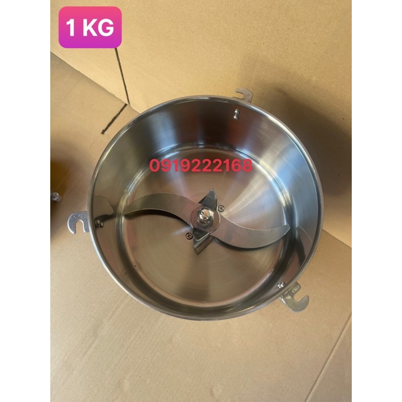 MÁY XAY BỘT KHÔ, NGŨ CỐC, GIA VỊ INOX 304 RRH-1 KG