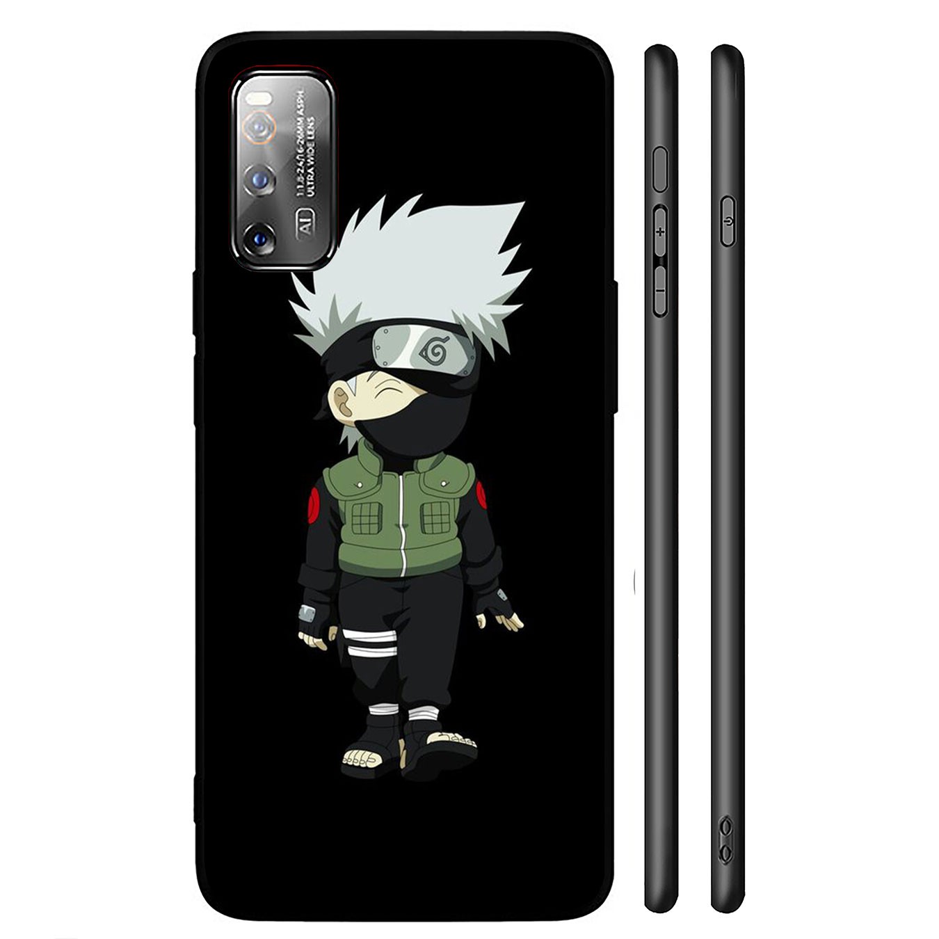 Ốp điện thoại silicon mềm in hình ảnh các nhân vật trong Naruto cho iPhone 12 Mini 11 Pro Max 5 5S XR SE 2020 12MINI