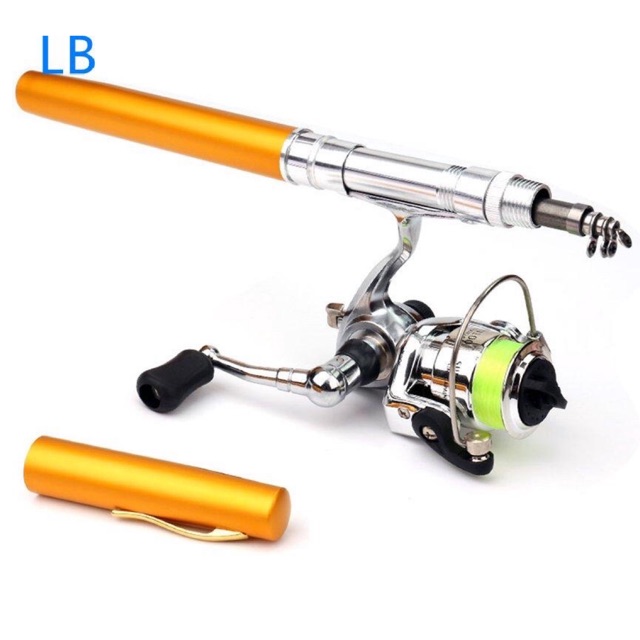 Cần câu bút mini dài 1m nhét cốp tải cá 8kg y hình
