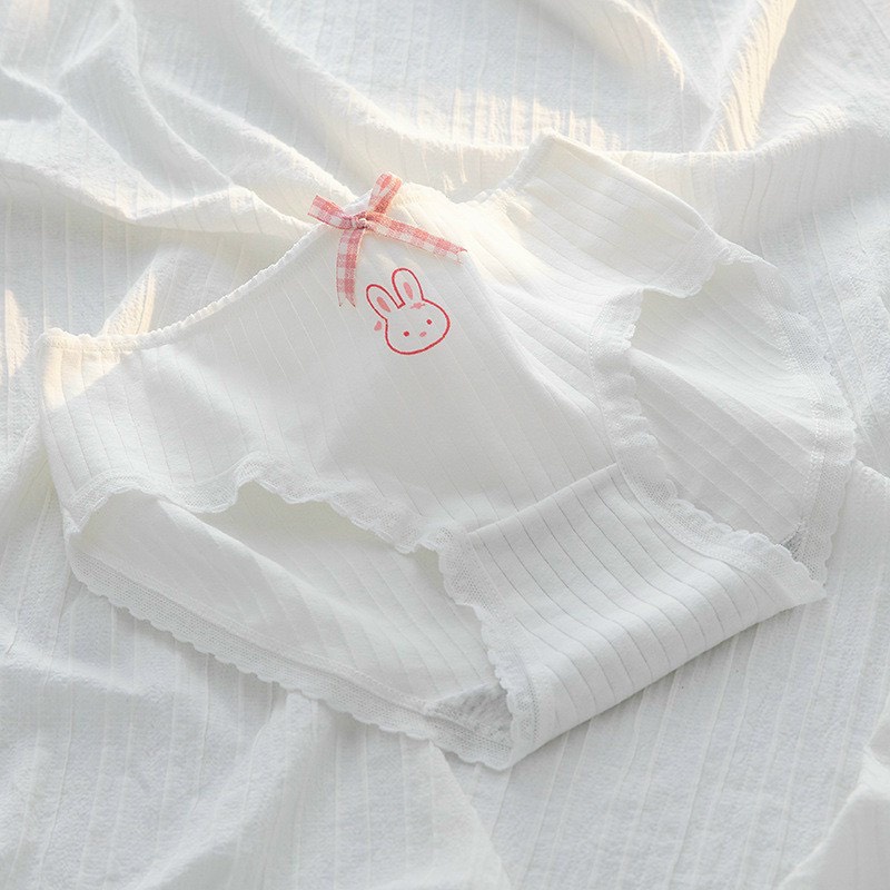 Quần Lót Nữ Cotton Thoáng Khí Họa Tiết Tone Hồng Xinh Xắn 0512