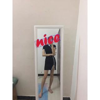 sườn xám cách tân điểm trắng
