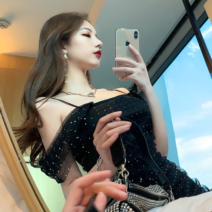 🌸Hàng Order🌸Váy 2 Dây Body Độc Lạ Lấp Lánh Sexy Sành Điệu  🌸Hàng Quảng Châu