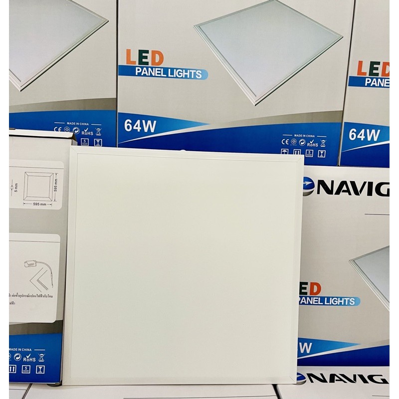 Combo thùng 10 đèn âm trần thạch cao 600x600 chuyên chiếu sáng công trình văn phòng, nhà phố, hàng cao cấp công suất 60W