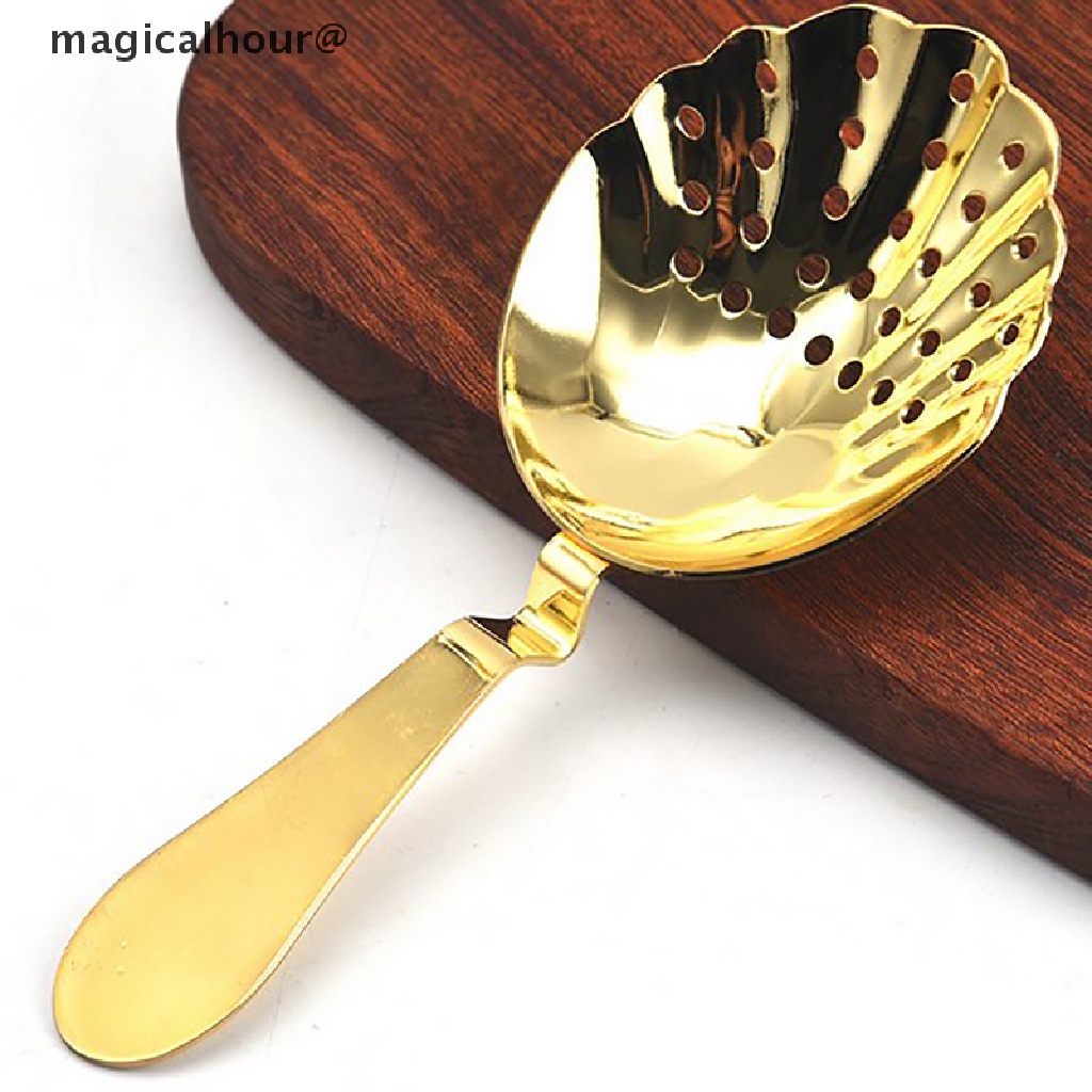 Muỗng đục lỗ lọc đá cocktail cho bartender sử dụng tại bar