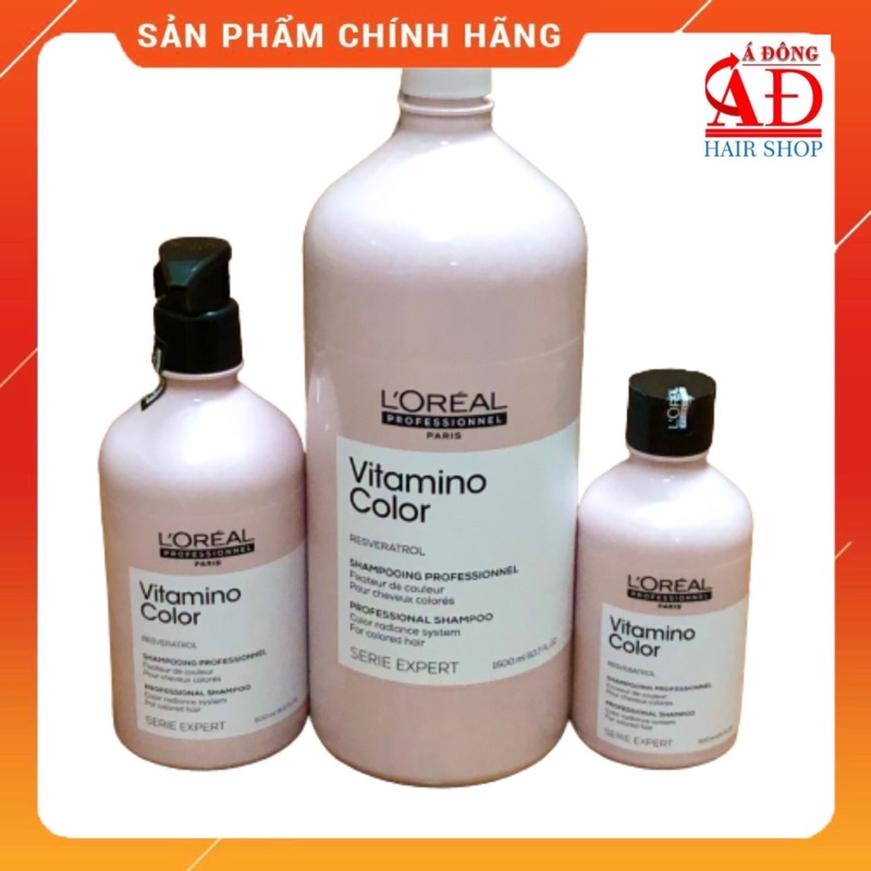 [+Tặng mũ trùm][LOREAL] DẦU GỘI GIỮ MÀU TÓC NHUỘM LÂU PHAI L'OREAL VITAMINO COLOR