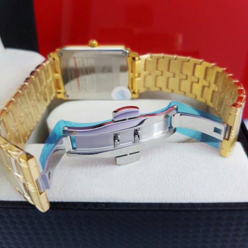 Đông hồ nam LG2002 dây kim loại dây thép chống gỉ,Mặt hình vuông-Hình tròn cổ điển sang trọng cho phái mạnh | BigBuy360 - bigbuy360.vn