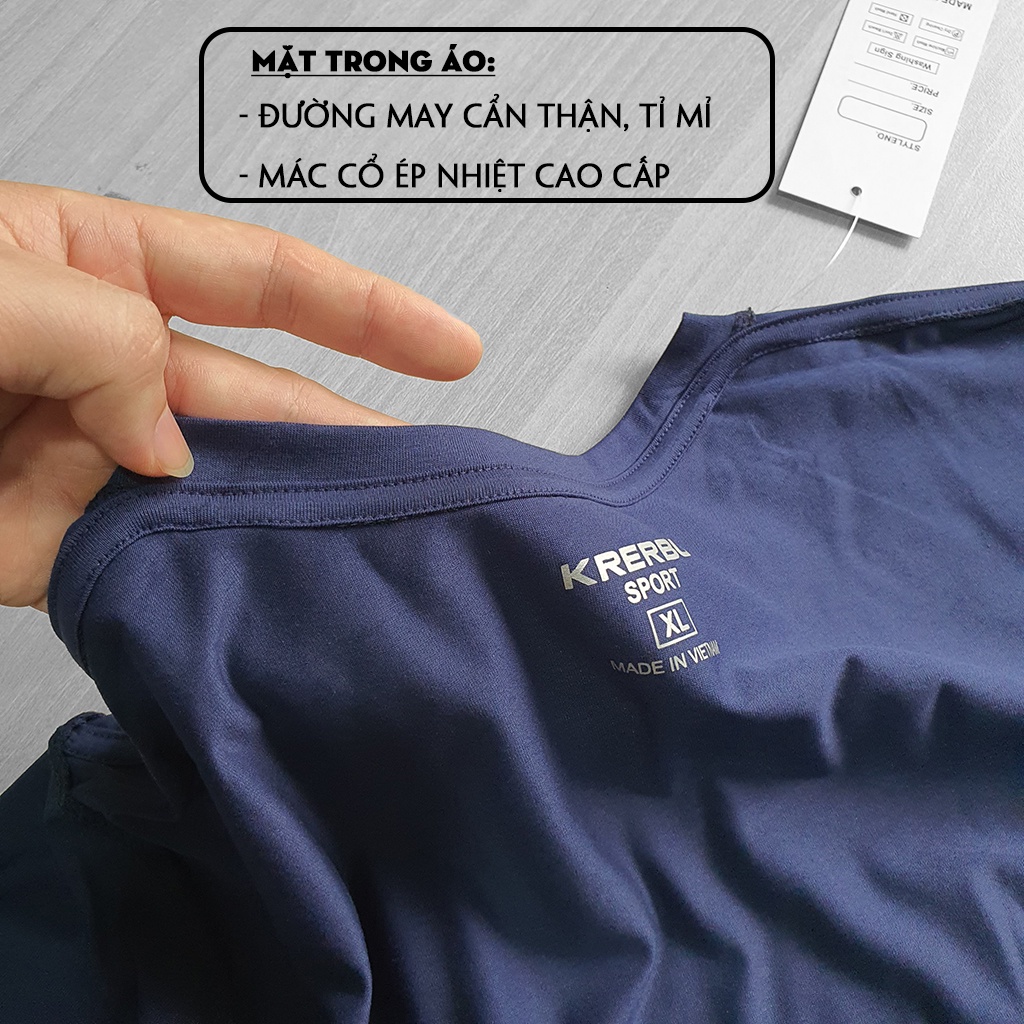Áo thun nam tay ngắn - Áo phông nam cổ tròn chất thun cotton mặc nhẹ, mát mẻ và thoải mái A91