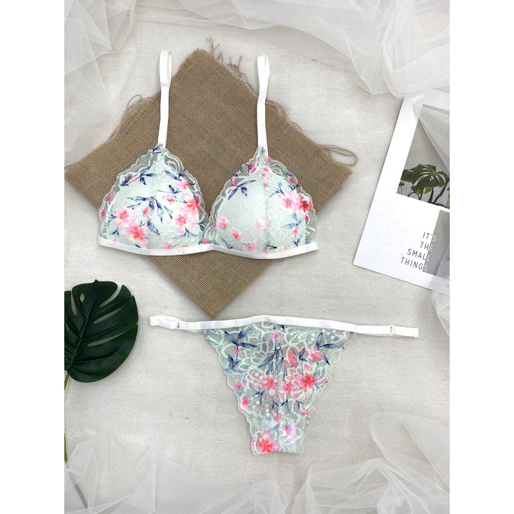 👙 Bra thiết kế sexy 👙 Đồ lót nữ cao cấp họa tiết sang trọng vải ren thoáng khí tốt gồm áo + quần | BigBuy360 - bigbuy360.vn
