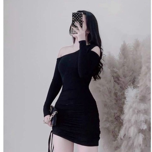 Đầm ôm body lệch vai kiểu cực lạ mắt cực sexy cho các nàng đi chơi đi tiệc