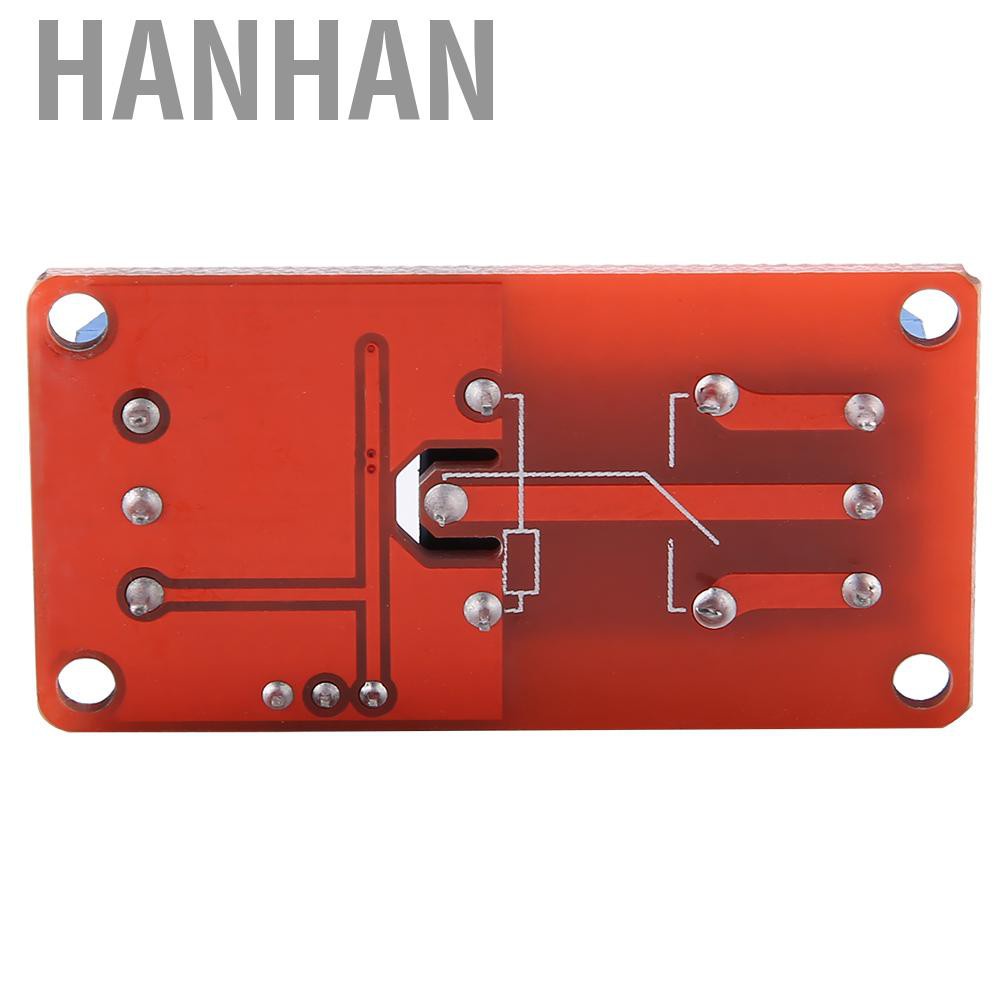 HANHAN 1 Channel Optocoupler Relay Module Board High & Low Trigger 5V/12V/24V 