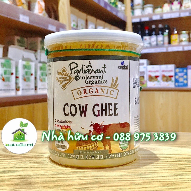 Bơ ghee hữu cơ Ấn Độ 200 ml - Date: 3/2023