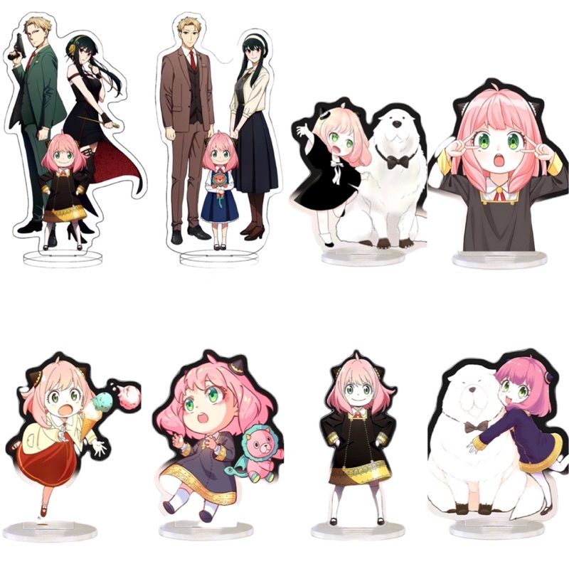 Mô hình standee Spy x Family - Mô hình standee Anya Forger bằng mica cao cấp Fx anime