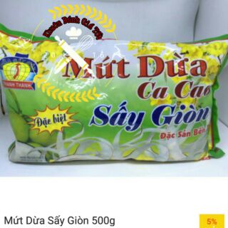 Mứt dừa sấy giòn Thanh Thanh cacao
