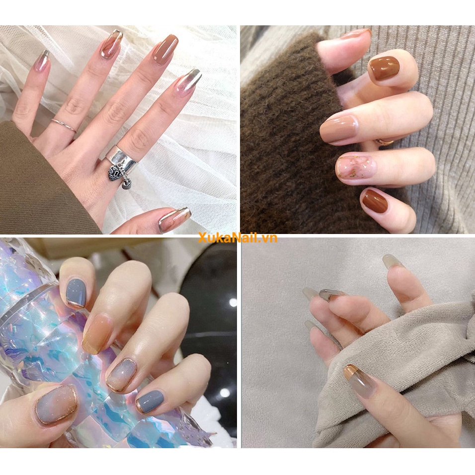 [R081-100] Móng tay giả kèm keo siêu đẹp làm nail