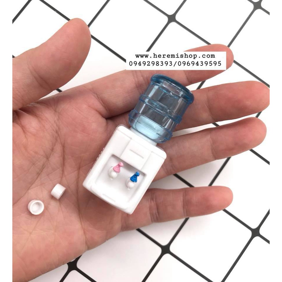 Bình lọc nước mini tỷ lệ 1:12 trang trí nhà búp bê, nhà mô hình