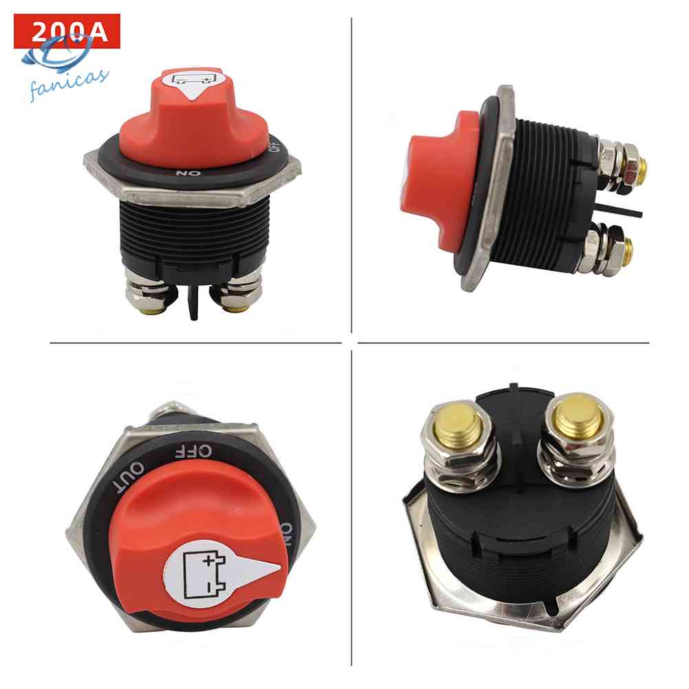 Công Tắc Ngắt Kết Nối DC 12V-48V 50A / 100A / 200A / 300A Cho Xe RV