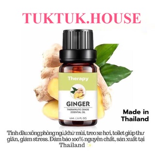 «10ml» tinh dầu nguyên chất gừng thiên nhiên