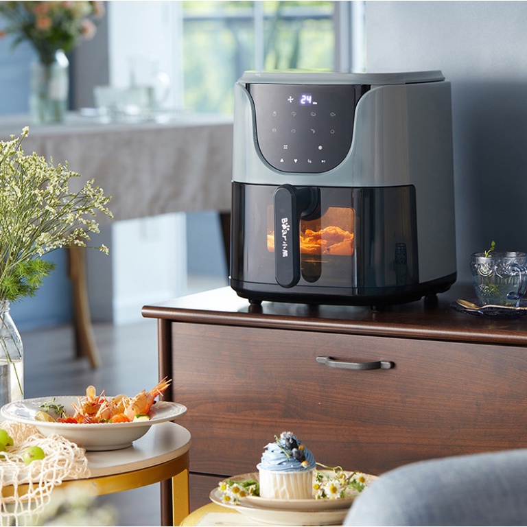 [SẴN] Nồi Chiên Không Dầu Bear QZG-E16C5 Dung tích 5L Nhìn Được Thực Phẩm Phía Trong [CMART_GIA DỤNG TIỆN ÍCH]