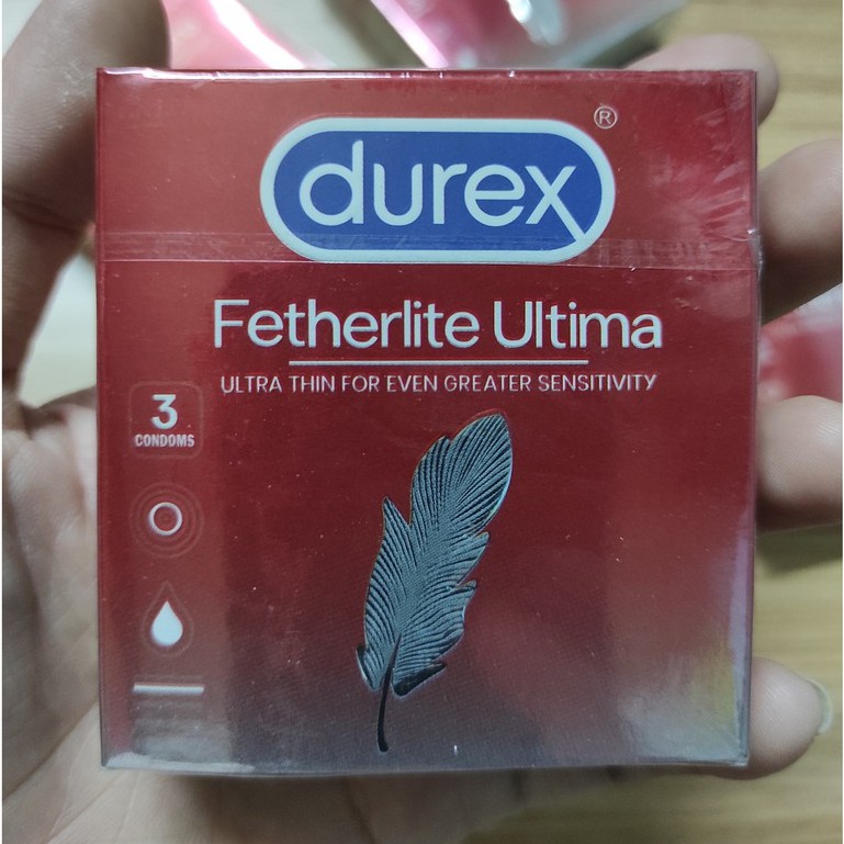 Bộ 5 hộp bao cao su Siêu Mỏng Durex Fetherlite Ultima [Hộp 3 bao] - Chính hãng