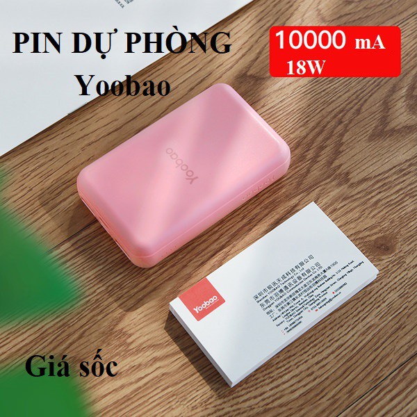 Pin dự phòng Yubo 5.000mA-20.000mA siêu mỏng, nhỏ gọn và di động, pin sạc dự phòng của Huawei cực tốt, bền, đẹp