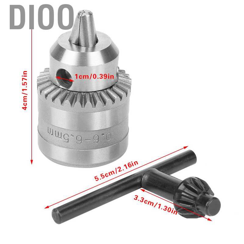 Đầu Kẹp Mũi Khoan Điện Dio 0.6-6mm