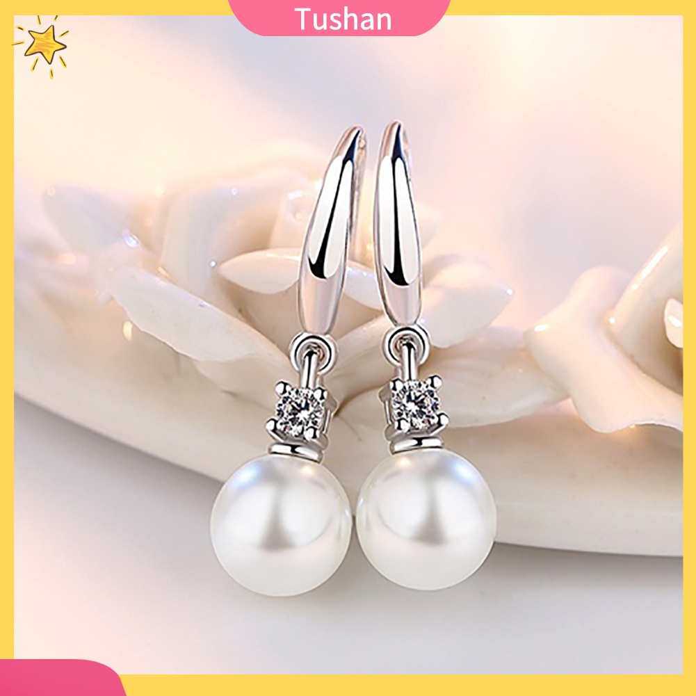 Khuyên tai nữ đính ngọc thời trang