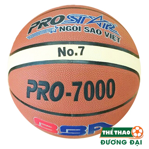 Bóng Rổ Prostar Pro 7000 Da PU Dán  - Tặng Kim Bơm + Lưới Đựng Bóng