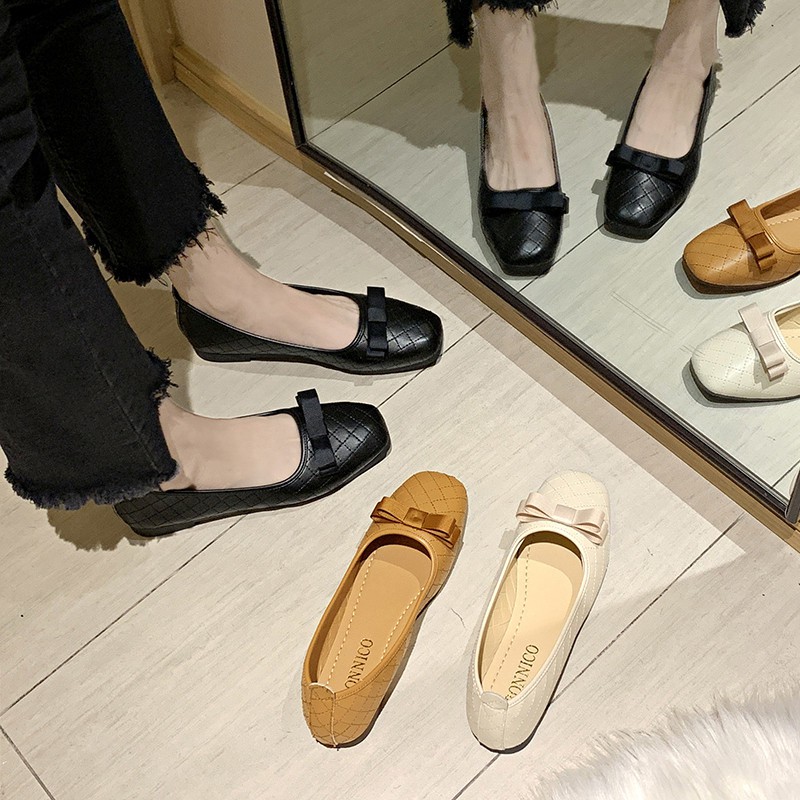 Giày Búp Bê Mũi Vuông Thời Trang Cho Nữ Size Lớn 41-43 | BigBuy360 - bigbuy360.vn