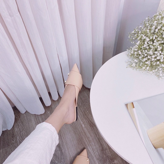 DÉP SỤC MŨI NHỌN ĐÍNH NÚT SIÊU HOT
