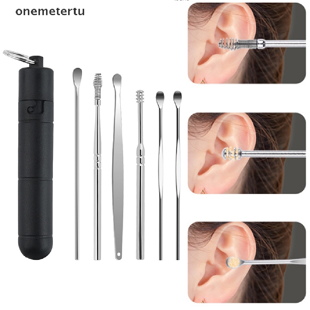 [Hàng mới về] Set 1/ 6 dụng cụ hỗ trợ làm sạch ráy tai