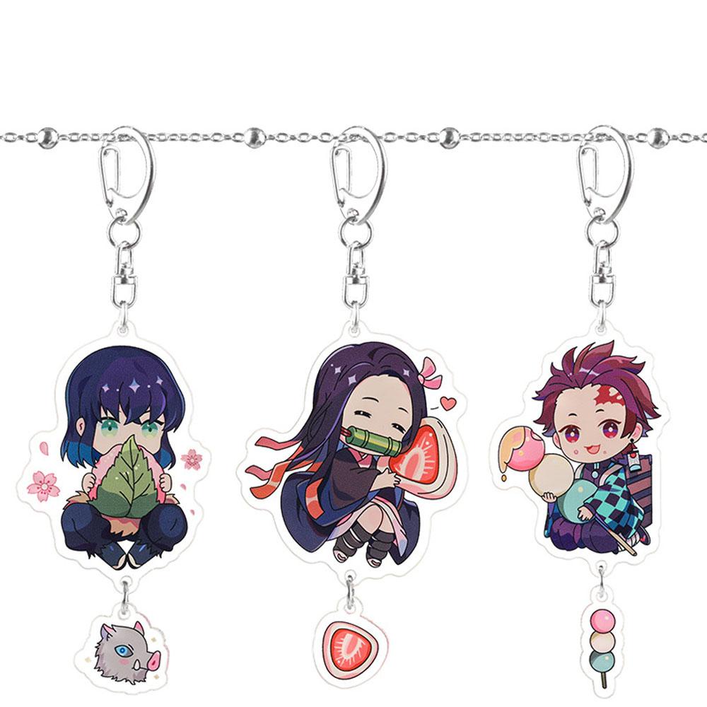Móc Khóa Hình Demon Slayer Kimetsu No Yaiba Tanjirou Inosuke