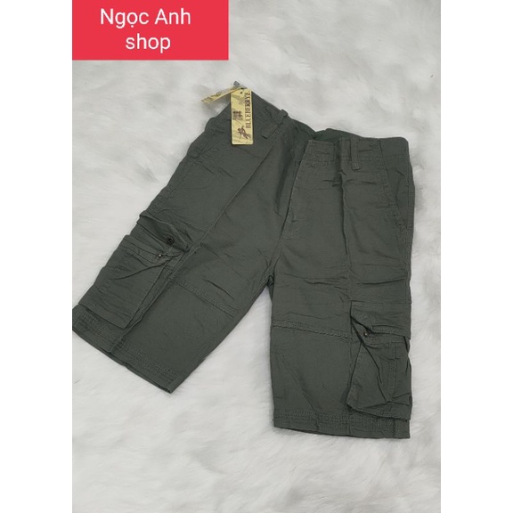 Quần kaki lửng túi hộp nam