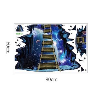 Decal Dán Tường Hình Cây Cầu 3d