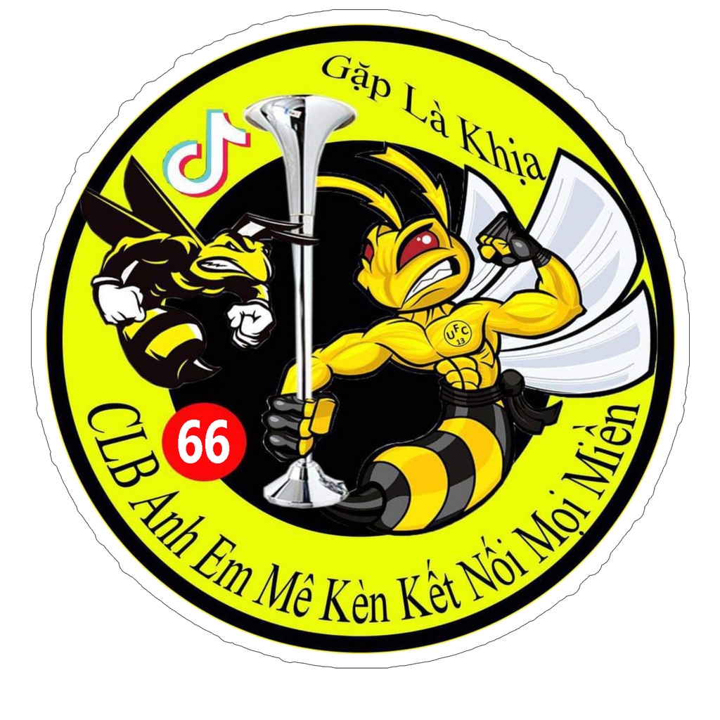 COMBO 10 STICKER hình dán logo BẠN HỮU ĐƯỜNG XA, nhiều kích cỡ